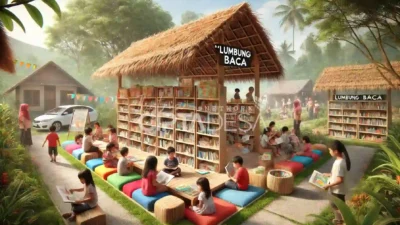 Budayakan Membaca Sejak Dini Melalui Lumbung Baca Desa