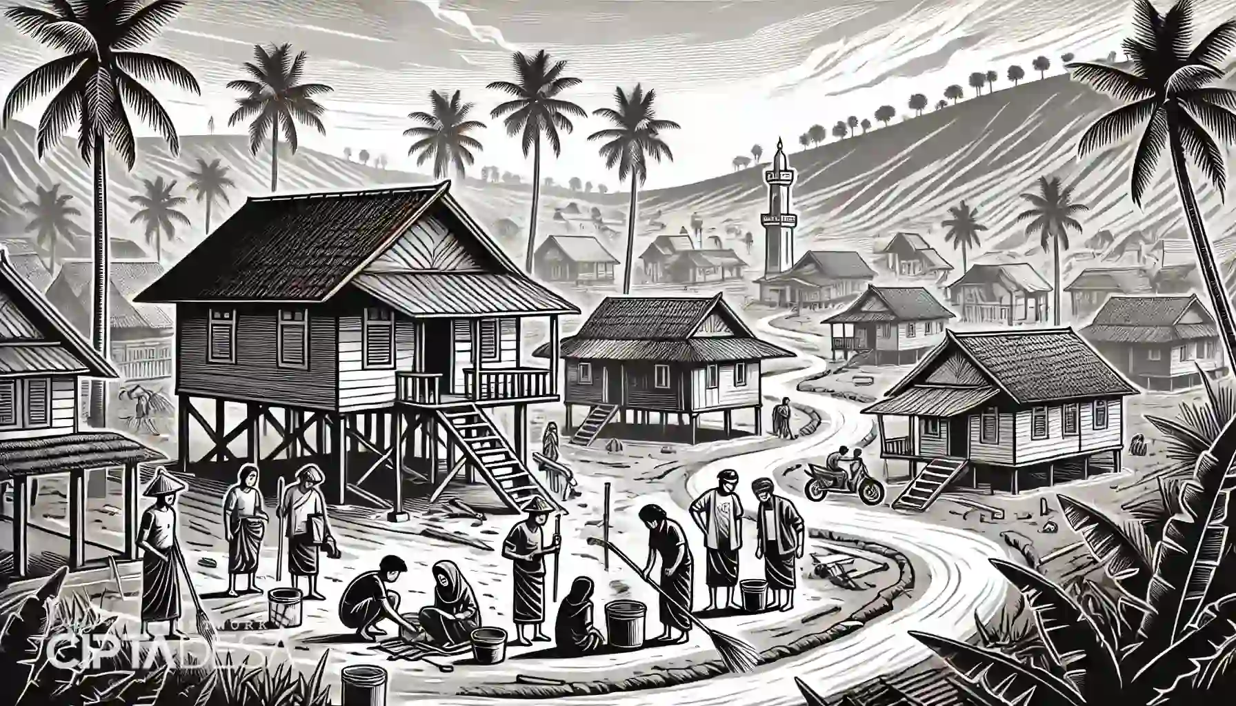 Desa bangkit kembali setelah bencana