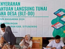 BLT Desa Trebungan Dicairkan, Hasan Minta Gunakan Untuk Kebutuhan Pokok Keluarga