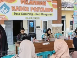 Pelatihan Kader Posyandu: Langkah Desa Semiring Tekan Stunting Bersama Kepala Desa dan Bidan