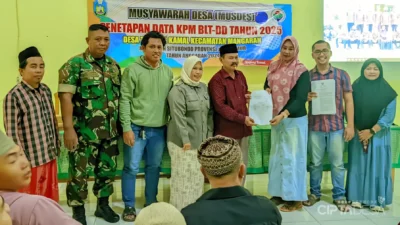 50 KPM ditetapkan menerima BLT Desa Tanjung Kamal Tahun 2025