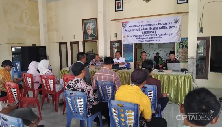 Perkuat Ekonomi Desa, Pengurus BUMDes Seruni Ikuti Pelatihan Peningkatan Kapasitas