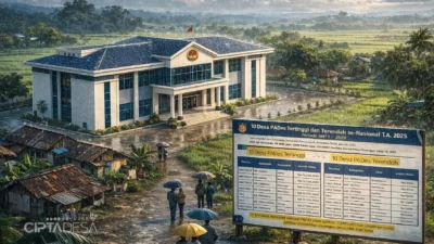 Infografis 10 Desa PADes Tertinggi dan Terendah Nasional 2025