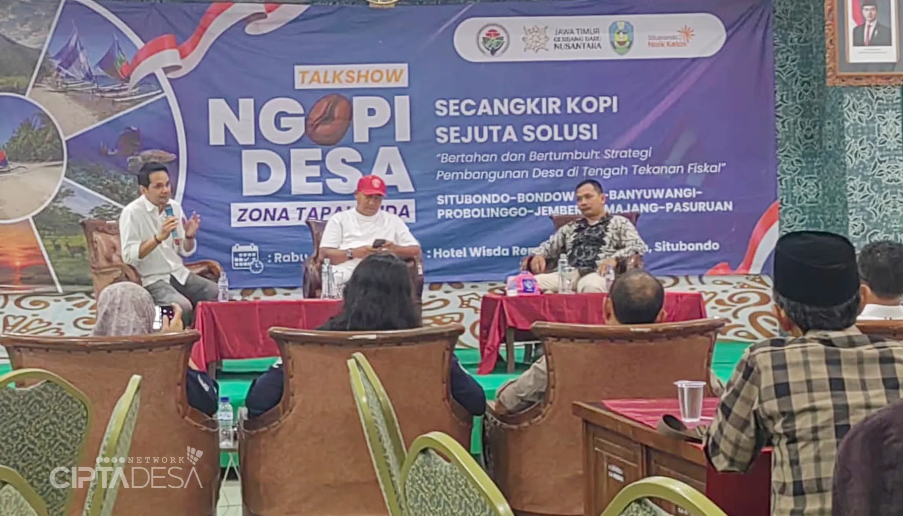 Bupati Situbondo di Ngopi Desa: Tak Ada Alasan Pembangunan Berhenti, Potensi Lokal Adalah Kunci di Tengah Minimnya Dana Desa